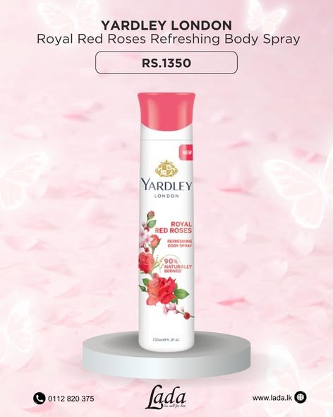 Yardley London Royal Red Roses Body Spray