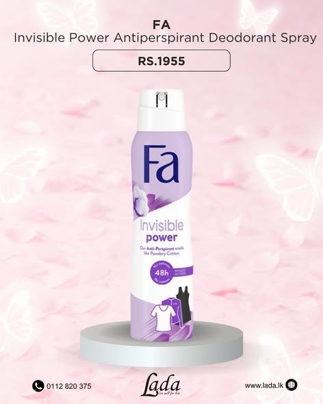 Fa Invisible Power Antiperspirant Deodorant Spray