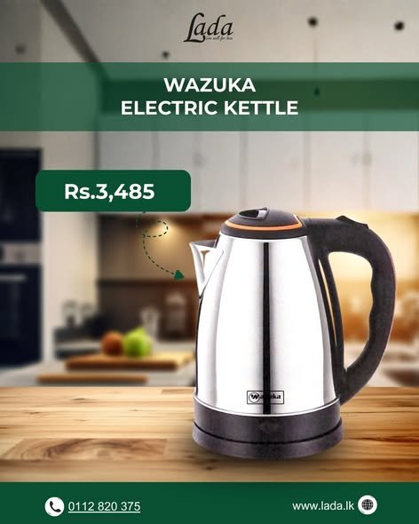 Wazuka Stainless Steel Electric Kettle