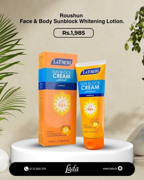 LA Fresh Sun Block Cream SPF 90+ 100ml