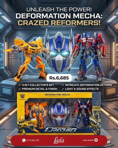 Crazed Reformers 3-in-1 Collector Set