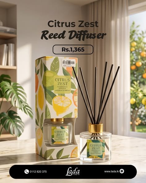 Citrus Zest Reed Diffuser