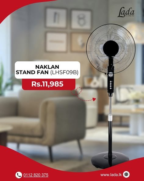 Naklan LHSF09B Stand Fan