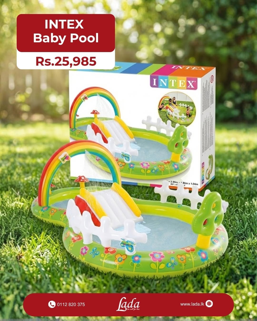 INTEX Play Center with Slide & Rainbow — Facebook product photo