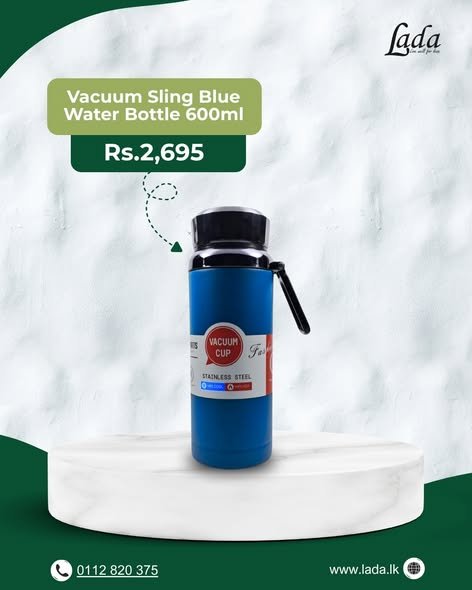 Vacuum Sling Bottle — Blue 600ml