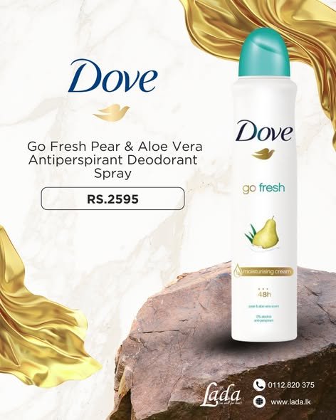 Dove Go Fresh Pear & Aloe Vera Deodorant Spray