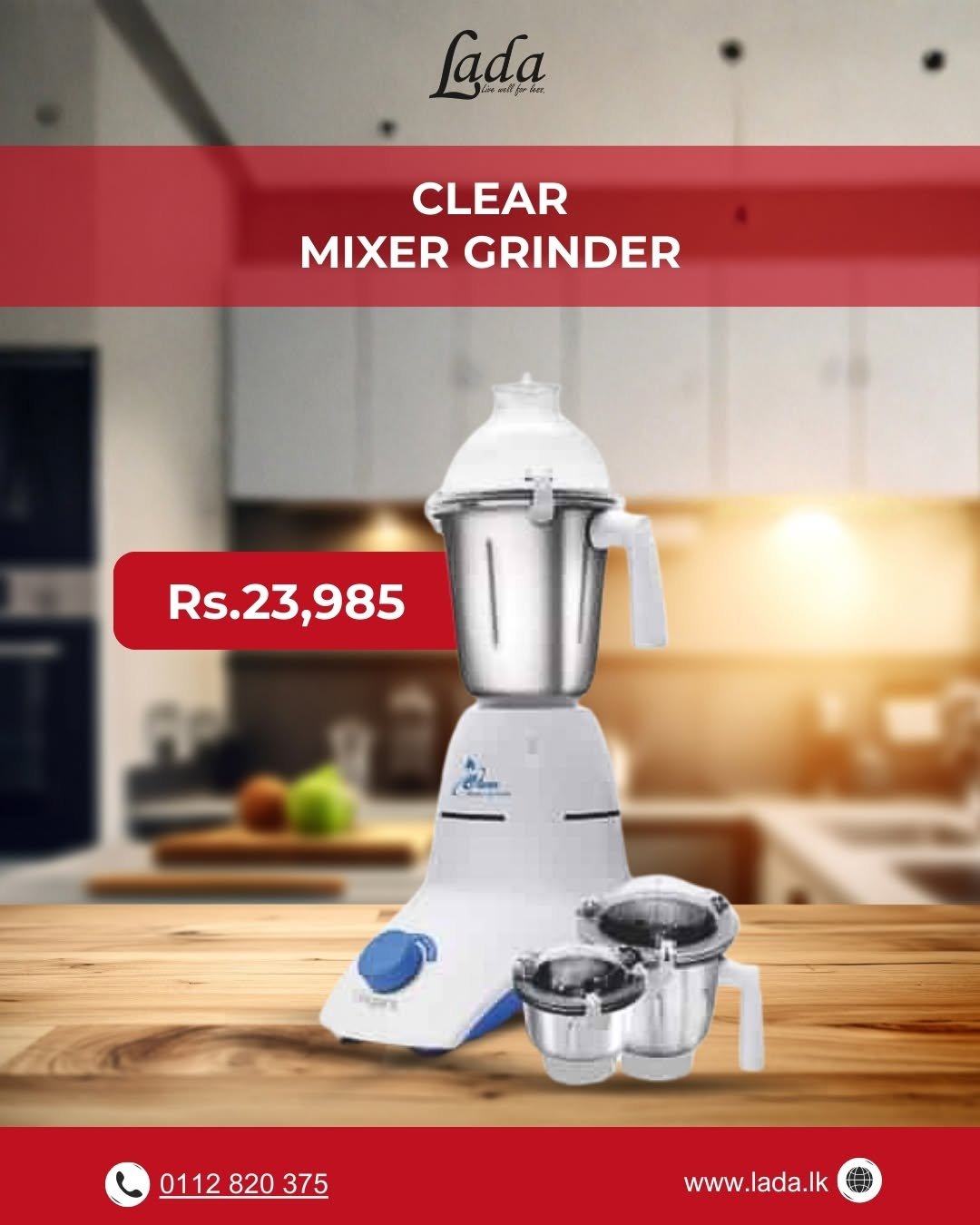 Clear Mixer Grinder