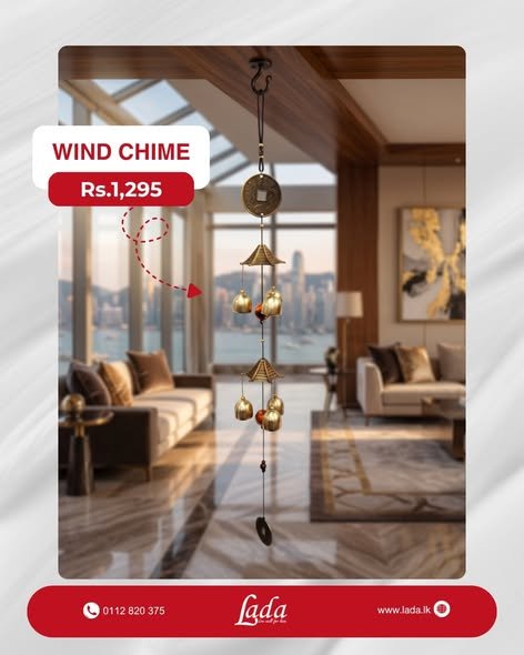 Classic Feng Shui Brass Wind Chime