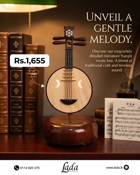 Miniature Yueqin Music Box