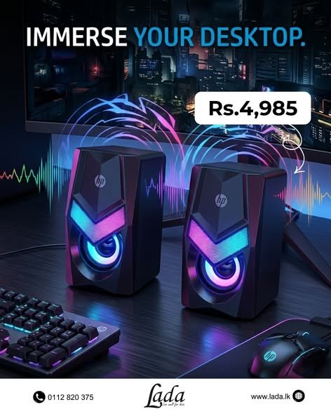 HP RGB Desktop Speakers