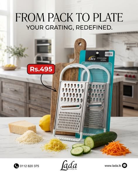 Flat Hand Grater