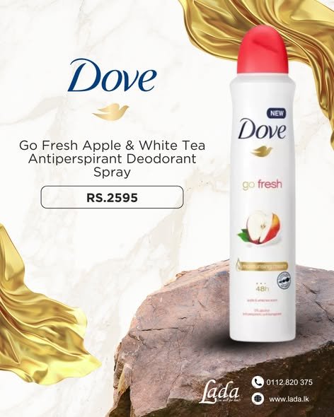 Dove Go Fresh Apple & White Tea Deodorant Spray