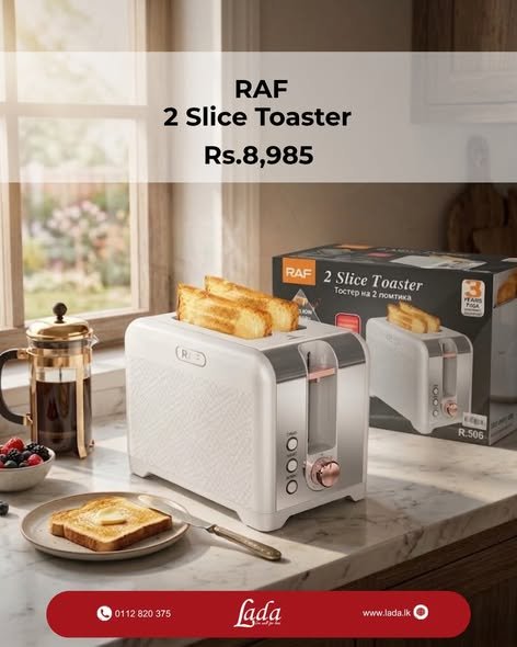 RAF 2 Slice Toaster