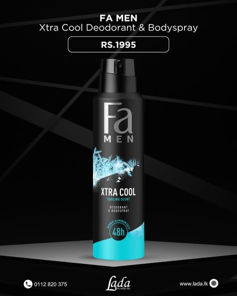 Fa Men Xtra Cool Deodorant & Body Spray