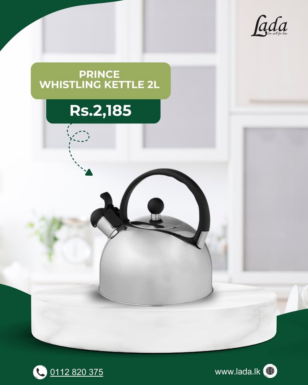 Prince 2L Whistling Kettle
