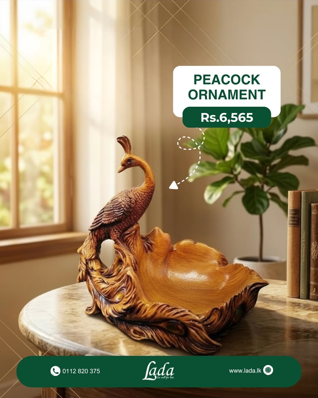 Peacock Ornament