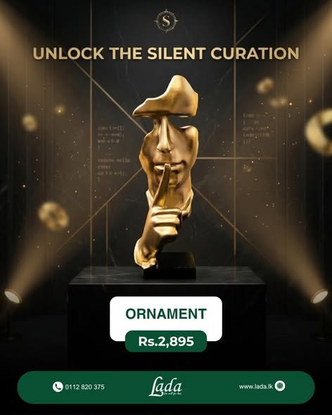 Silent Curation Face Ornament