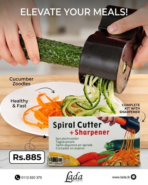 Spiral Cutter + Sharpener