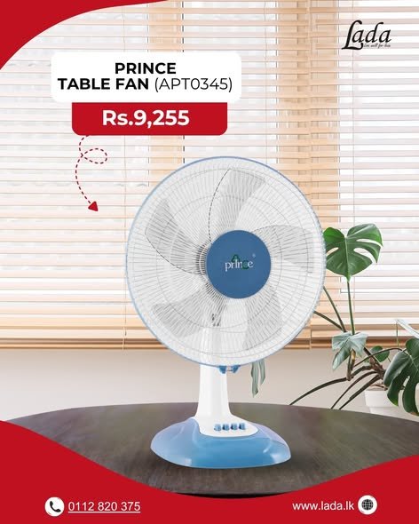 Prince APT0345 Table Fan
