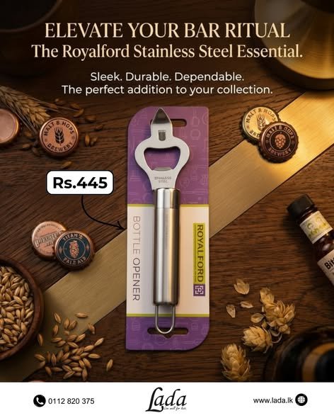 Royalford Stainless Steel Bottle Opener