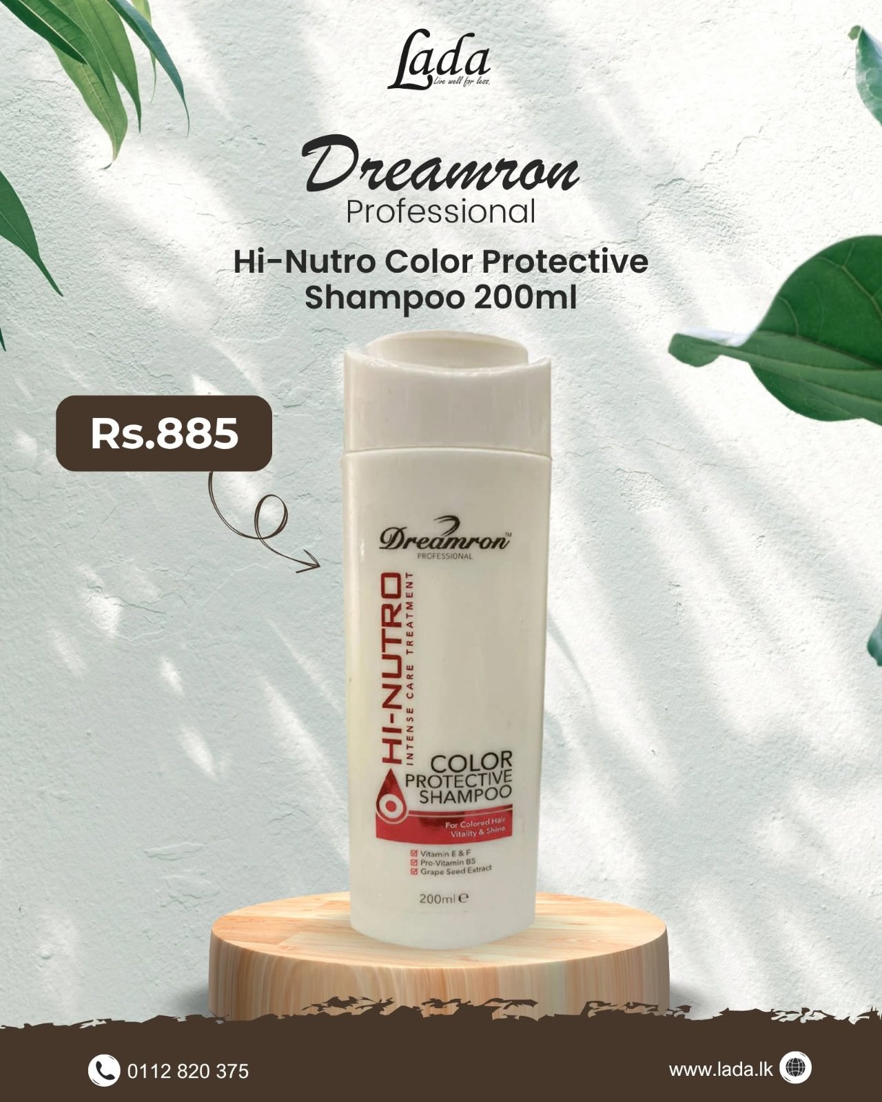 Dreamron HI-NUTRO Color Protective Shampoo 200ml