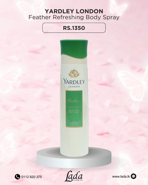 Yardley London Feather Body Spray