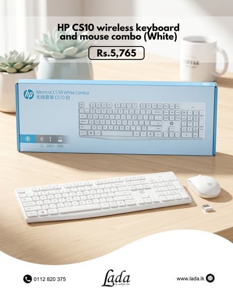 HP CS10 Wireless Combo — White