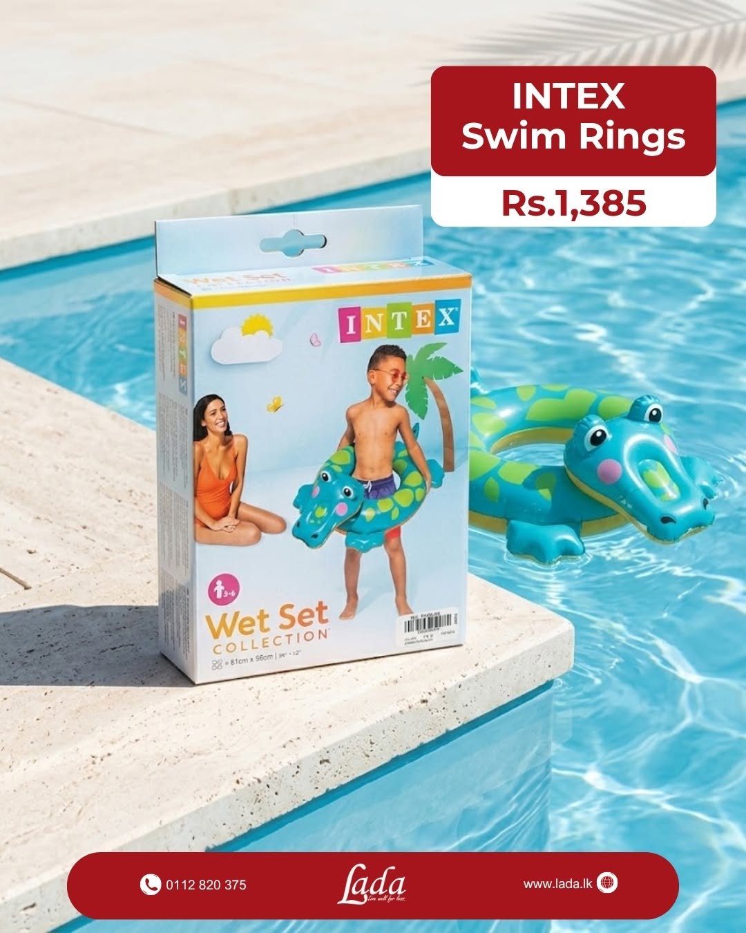 INTEX Crocodile Swim Ring — Facebook product photo