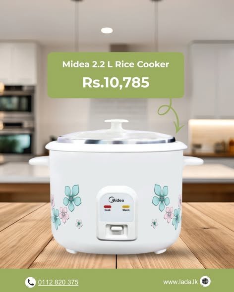 Midea 2.2L Floral Rice Cooker