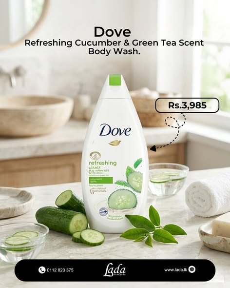 Dove Cucumber & Green Tea Body Wash