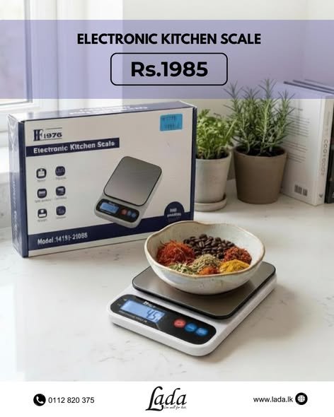 IF1976 Kitchen Scale — Rectangular Platform