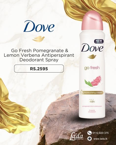 Dove Go Fresh Pomegranate & Lemon Verbena Deodorant Spray