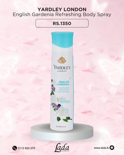 Yardley London English Gardenia Body Spray