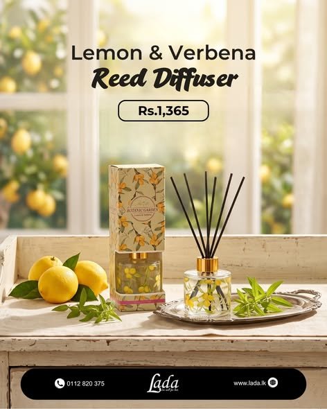 Lemon & Verbena Reed Diffuser