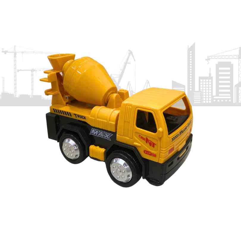 Construction Vehicles Toys - Concrete Mixer Truck &amp; Dump Truck