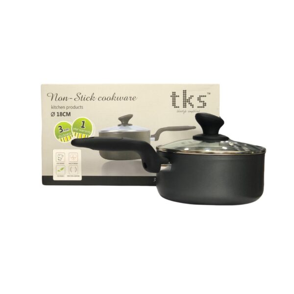 TKS NON-STICK Aluminium Sauce Pan -18cm