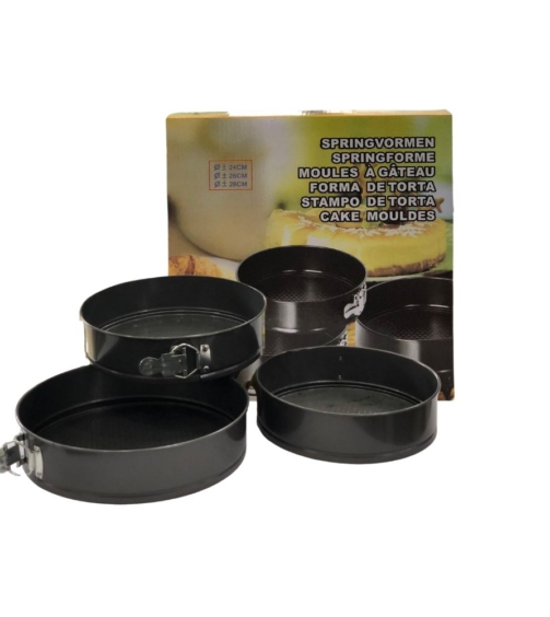 3pc nonstick Round shape cake pan set