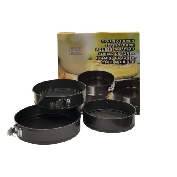 3pc nonstick Round shape cake pan set