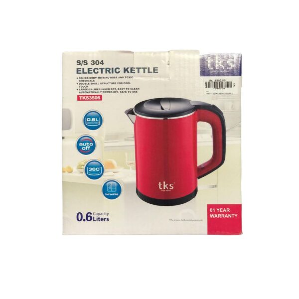 TKS 600ml S/S 304 ELECTRIC KETTLE -TKS3506