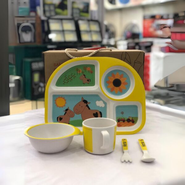 BAMBOO FIBER KIDS TABLEWARE