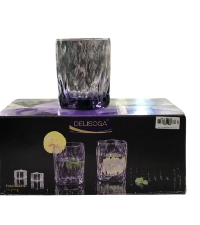 Delisoga Whiskey Glass 6Pcs Set