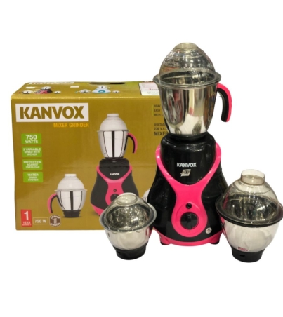 KANVOX Mixer Grinder 3 Jar BELLA 750W