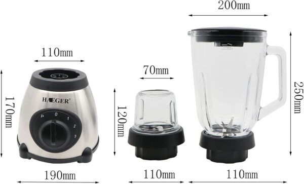 Glass Electric Blender 1.5L