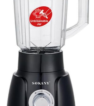 SOKANY SK-185 Unbreakable Jar Blender 1.6L 500W