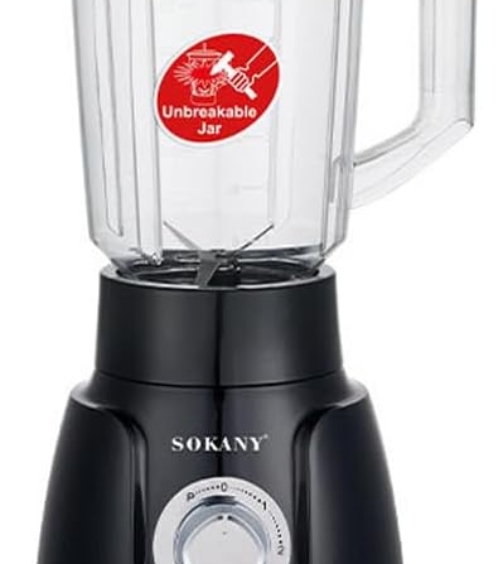 SOKANY SK-185 Unbreakable Jar Blender 1.6L 500W