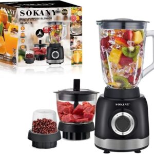 SOKANY SK-JB-178 Multi-Purpose Blender 1.5L 1000W